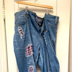 Melissa McCarthy Ripped Denim Jeans